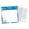 Crackled Blush | 2026 12 x 12 Inch (Hanging) 18 Months Monthly Square Wire-O Calendar | Sticker Sheet | July 2025 - December 2026